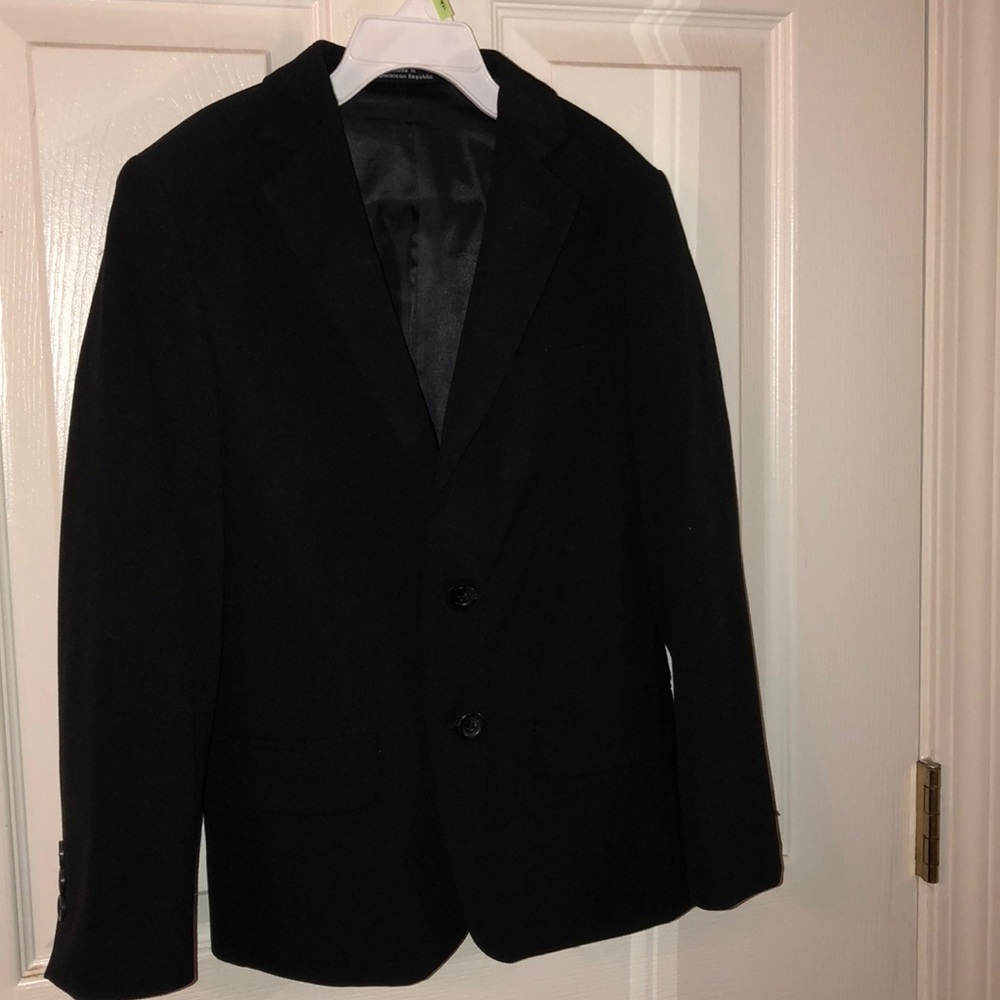 CK boys black blazer